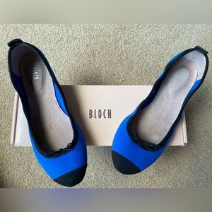 Bloch Symphony Luxury Ballet Flats Blue and Black Size 7.5